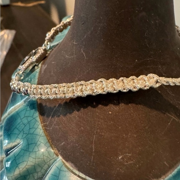 Park Lane Cross Bracelet with Light Green Tassels - Picture 7 of 12